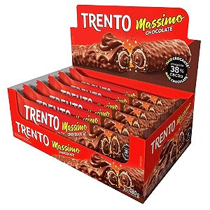 Chocolate ao leite TRENTO MASSIMO Chocolate - c/ 16 un