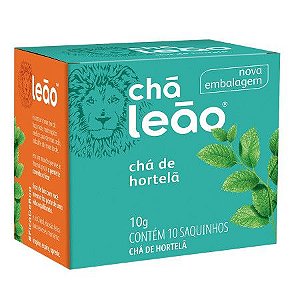 Chá de Hortelã LEÃO - c/ 10 un
