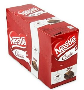 Chocolate NESTLÉ CLASSIC Diet 550g - c/ 22 un