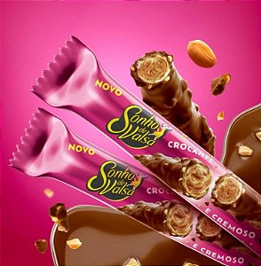 Chocolate Wafer Stick SONHO DE VALSA 375g - c/ 15 un