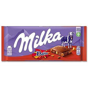 Barra de Chocolate MILKA Daim - 100g