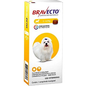 Bravecto de 2Kg a 4,5Kg Comp.
