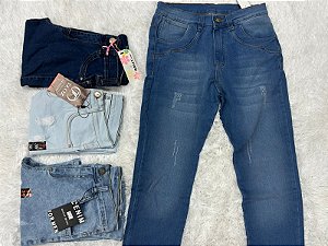 CALÇA JEANS FEMININA TAM 40 ( CORES DIVERSAS)