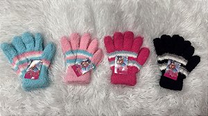 LUVA ESTAMPADA INFANTIL( CORES DIVERSAS)