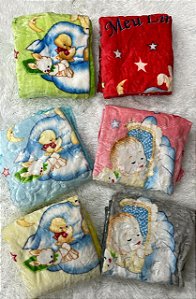 MANTA INFANTIL ( DIVERSAS CORES/PEQUENA)