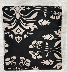 Tapete de luxo (Extra Grande/Preto com Branco)