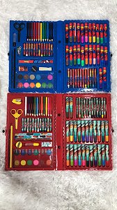 Estojo Maleta Escolar Pintura (MENINO COM AVARIA)