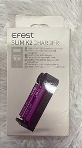 Carregador de Pilha Efest Slim K2 Charger
