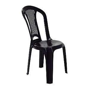 Cadeira Pvc Tramontina Preto   R.92013/009