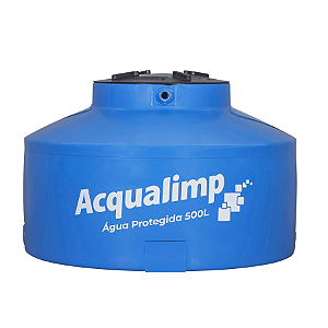 Caixa d'água de Polietileno 500L Água Protegida Acqualimp