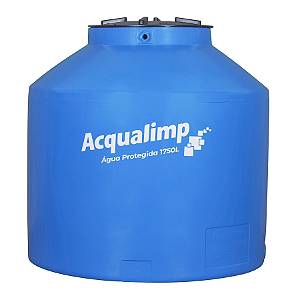 Caixa d'água de Polietileno 1750L Água Protegida Acqualimp