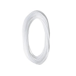 Corda Varal Secalux Polietileno 2.5Mm Branco Rolo de 15M