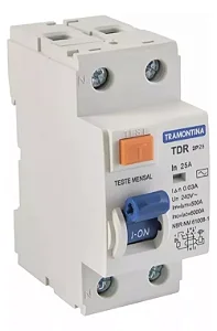 Interruptor Diferencial Tramontina Tr-63 2P 25-A