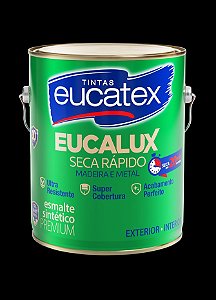 Esmalte Eucatex Preto Fosco 3,6L
