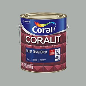 Esmalte Sintetico Brilho Coralit 3,6L Platina