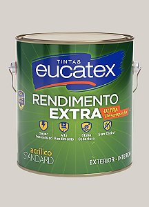 Tinta Látex Acrílico Fosco Eucatex Rende Extra 3.6L - Gelo