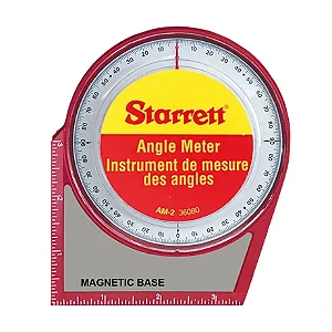 Medidor de Angulo Starrett C/ Base Magnetica R.Am2