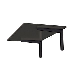 Mesa Dobravel Mdp Casa Facil C/ Suporte 60X35Cm Preto