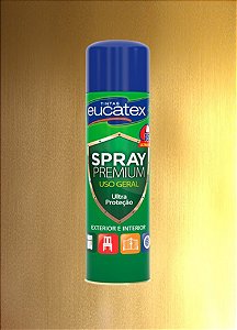 Spray Eucatex Premium Metalizada - Ouro
