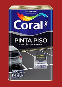 Tinta Acrílico Piso Coral 18L - Vermelho