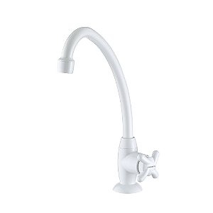 Torneira Lorenzetti Cozinha Mesa Pvc 1167 F-34 Branco Brio