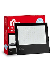 Refletor Kian Led Preto 150W Biv Luz Br 14471