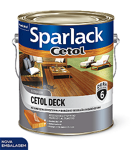 Verniz Sparlack 3,6L Cetol Deck Semi Brilho Natural