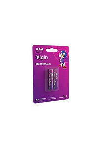 Pilha Recarregável Elgin AAA 1000 mAH