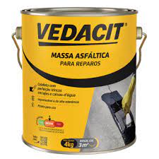 Massa Asfaltica Vedacit Reparo 4Kg (Carbolástico N.2)