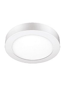 Luminária Led Elgin Sobrepor Redonda 12W Bivolt (Luz Branca) 6500K