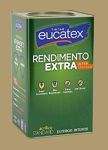 Tinta Eucatex Rende Extra Acrílica Fosco Camurça 18L