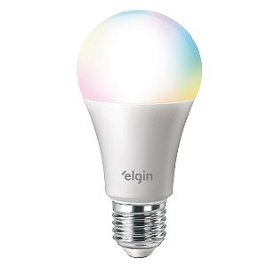 Lâmpada Led Inteligente Elgin Smart Color 10W Bivolt Rgb Wi-Fi