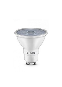 Lâmpada Dicroica Elgin Led 4.8W Bivolt Gu10 Luz Branca 6500K