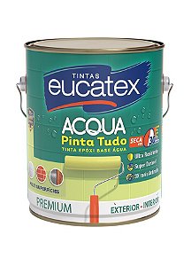 Tinta Eucatex Epóxi Base de Água Brilhante Azulejo 3.6L - Branco