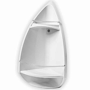 Cantoneira Banheiro Mebuki Plastico Dubai Branco