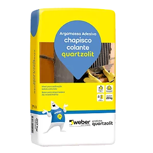 Argamassa Cimento Cola Quartzolit Chapisco Colante 20Kg