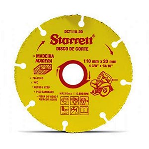 Disco Starrett Madeira Grao Mad Dct11020