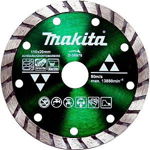 Disco Diamantado Makita Turbo Verde D-56976
