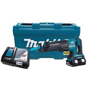 Serra Sabre a Bateria 18V 3.0Ah com 02 Baterias acompanha carregador e Maleta - MAKITA-DJR360RF2