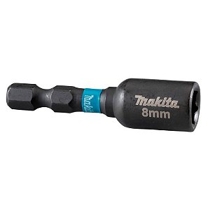 Soquete Magnético Impact Black 8mm com Encaixe Sextavado 1/4 Pol. - MAKITA-B-66830