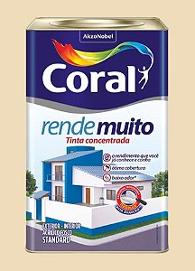 Tinta Látex Acrílico Fosco Coral Rende Muito 18L - Marfim