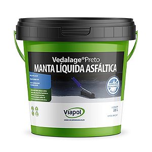 Manta Liquida Acrilica Viapol Vedalage Preto 3.6Kg