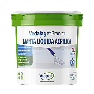 Manta Liquida Acrilica Viapol Vedalage Branco 14L