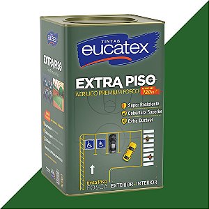 Tinta Acrílica Piso Eucatex Fosco 18L - Verde