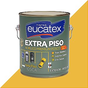 Tinta Acrílica Piso Eucatex Fosco 3.6L - Amarelo Demarcação