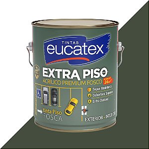 Tinta Acrílica Piso Eucatex Fosco 3.6L - Cinza Escuro