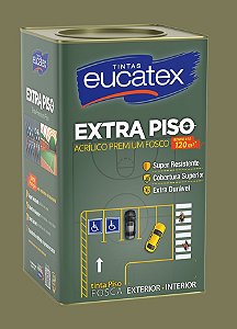 Tinta Acrílica Piso Eucatex Fosco 18L - Concreto