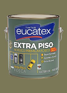Tinta Acrílica Piso Eucatex Fosco 3.6L - Concreto