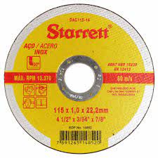 Disco Corte A Starret Inox 4.1/2 DAC115-14
