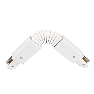 Conector Flexivel Trilho Eletrificado Branco 2 Fases Llumm Bronzearte